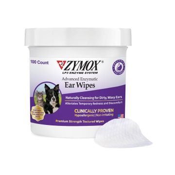 ZYMOX Advanced Enzymatic Ear Wipes 100 Count