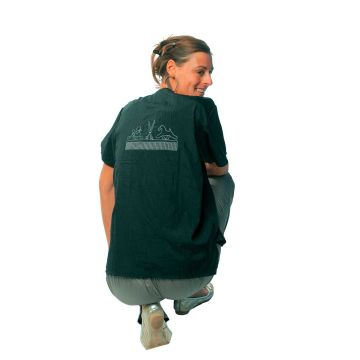 Tikima Figari Shirt Crew Neck with Short Zipper Small-Xlarge